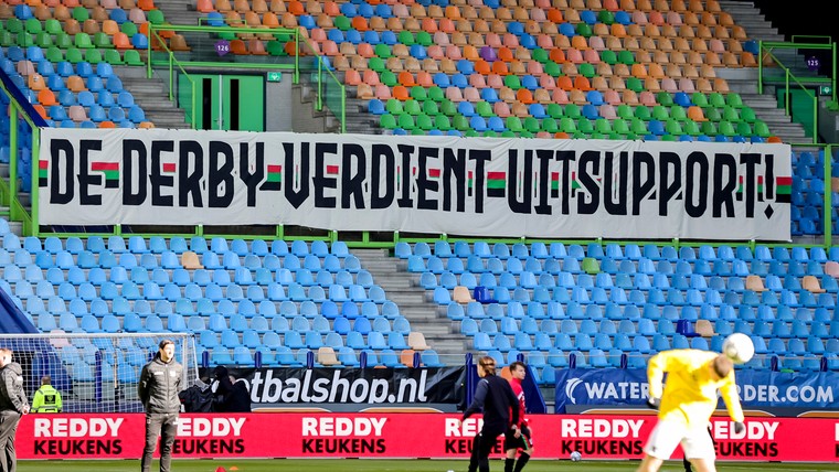NEC-supporters boycotten Gelderse derby