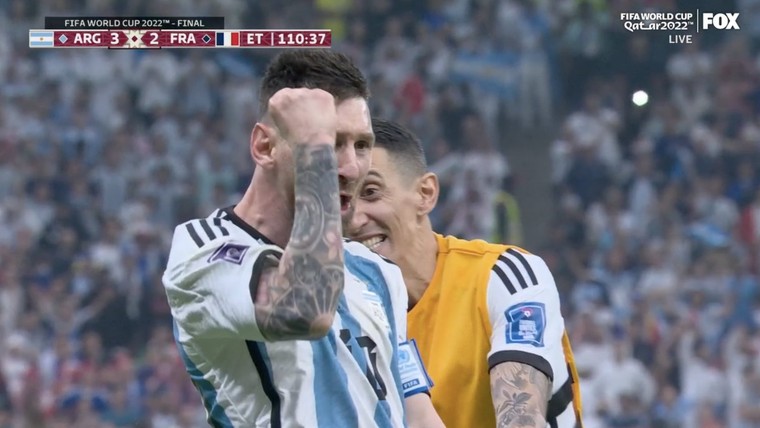 Over de lijn: Messi scoort in verlenging van WK-finale 