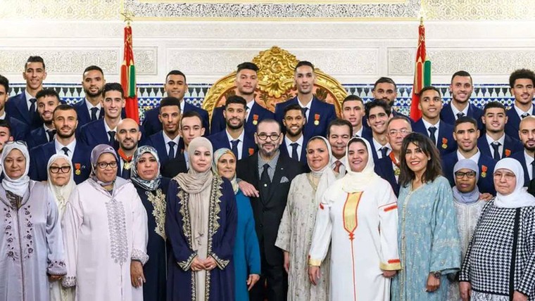 Marokkaanse WK-helden krijgen koninklijke onderscheiding