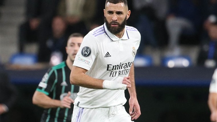 Benzema speelt voor het eerst sinds jaren zonder iconische bandage