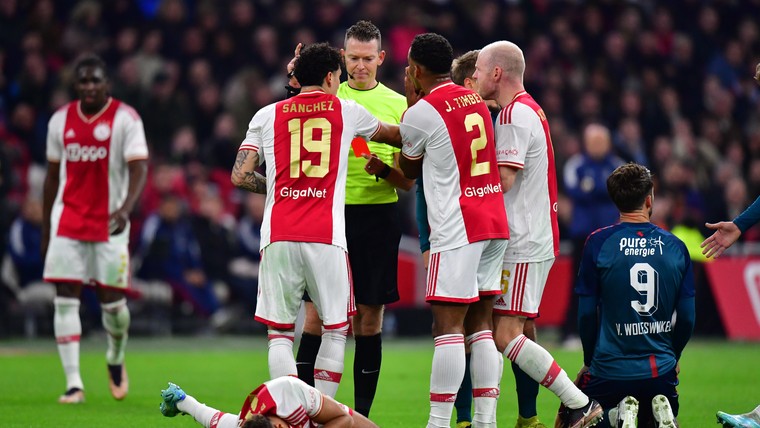 Ajax loopt weer averij op in titelstrijd na gelijkspel tegen sterk FC Twente