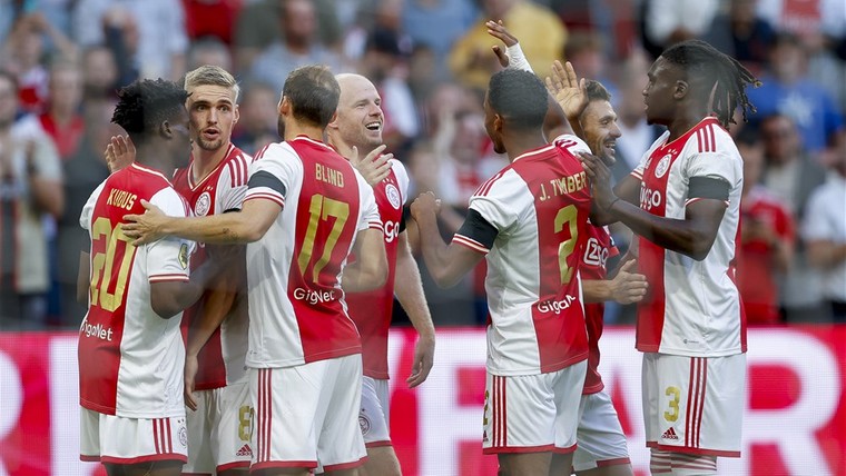 Ajax koploper: meeste speelminuten voor zelfopgeleide spelers