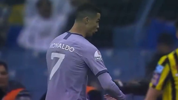 Ronaldo ziet eerste kans op prijs met Al-Nassr in rook opgaan