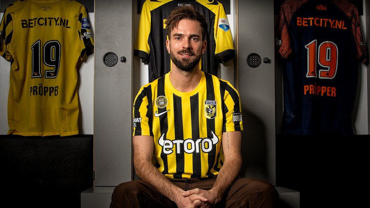 Pröpper maakt rentree als voetballer bij jeugdliefde Vitesse