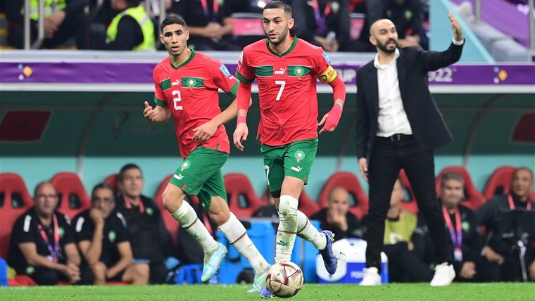Bondscoach Marokko ziet in Ziyech 'een soort quarterback' voor PSG