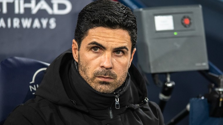 Arteta doet opvallende liefdesbetuiging na nederlaag