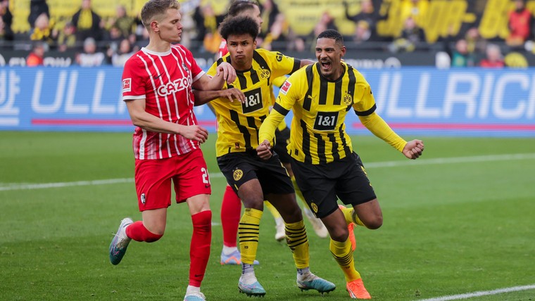 Eerste goal Haller maakt veel emotie los bij Borussia Dortmund