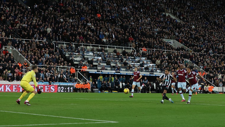 Pope moet na 574 minuten weer vissen: West Ham houdt Newcastle op gelijkspel