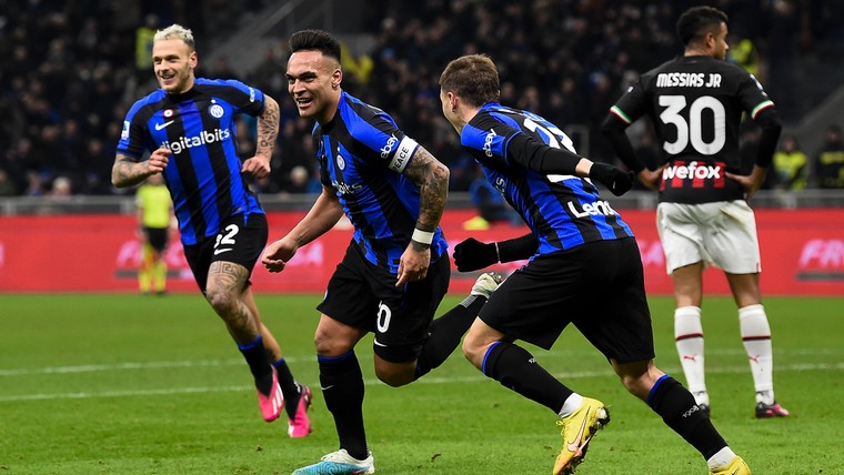 Inter duwt Milan dieper in de problemen: heldenrol voor Lautaro Martínez