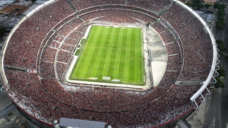 Indrukwekkend: stadion River Plate na verbouwing grootste stadion Zuid-Amerika