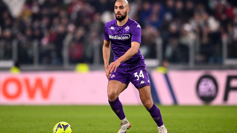 Stevige kritiek in Italië op Amrabat na negatieve hoofdrol in thuisduel Fiorentina