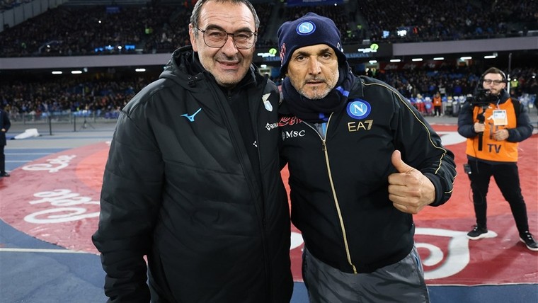 Lazio trots op zege in Napels: 'Spalletti wordt de koning hier'