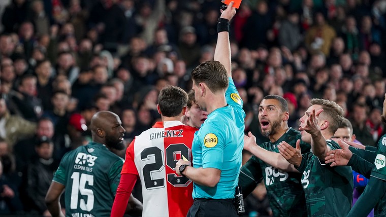Feyenoord zet Groningen na veelbesproken rode kaart in slotfase opzij