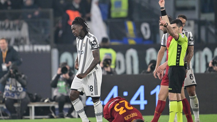 'Kean zet toekomst bij Juventus op het spel na razendsnel rood' 