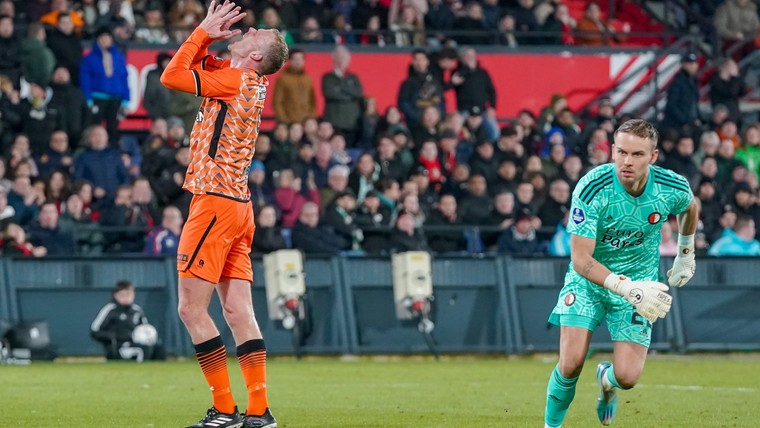 Geen stunt in De Kuip: FC Volendam betreurt vooral gemiste kans Veerman