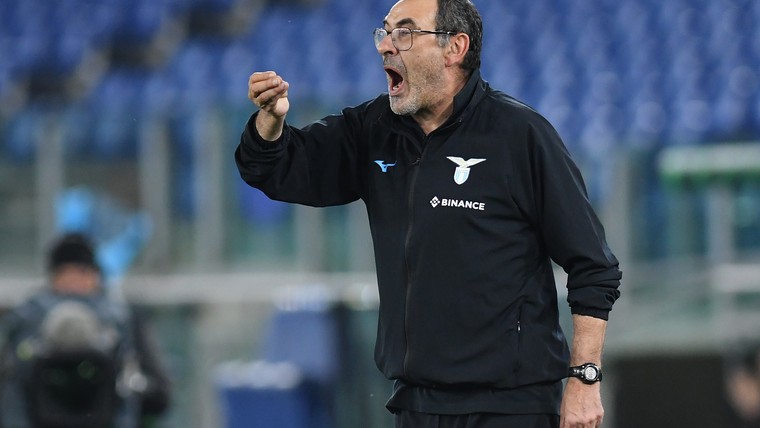 'Schreeuwende ruzie tussen Sarri en Lazio-td na uitschakeling door AZ'