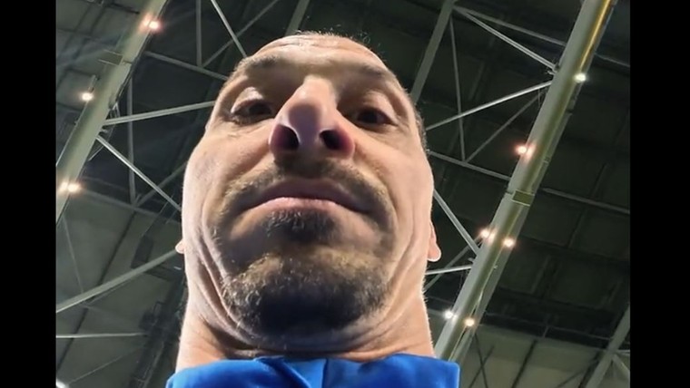 Vermakelijke beelden: Zlatan draagt bodycam tijdens Zweedse training