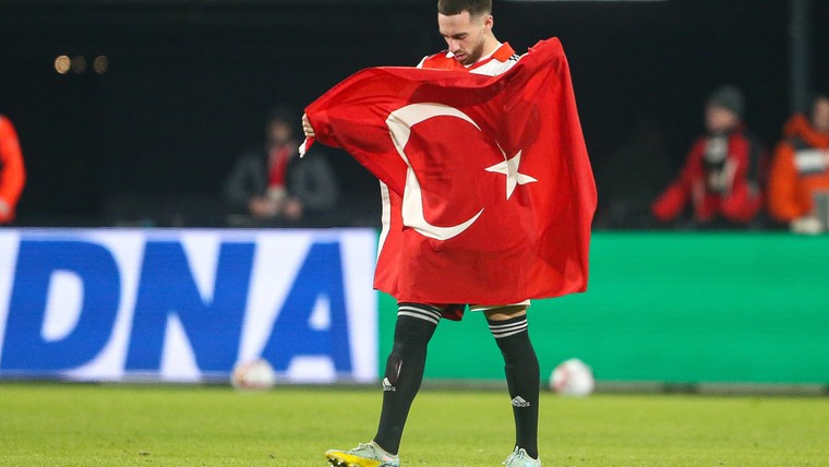 Kökçü zet ingezette Feyenoord-lijn door bij Turkije
