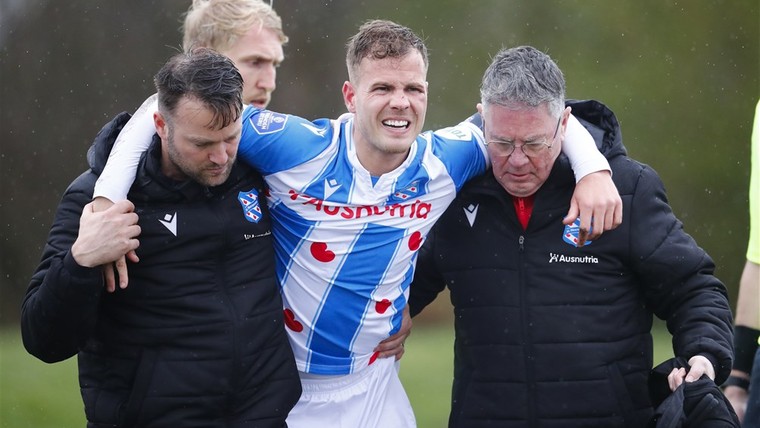 Defensie SC Heerenveen opnieuw getroffen door zware blessure