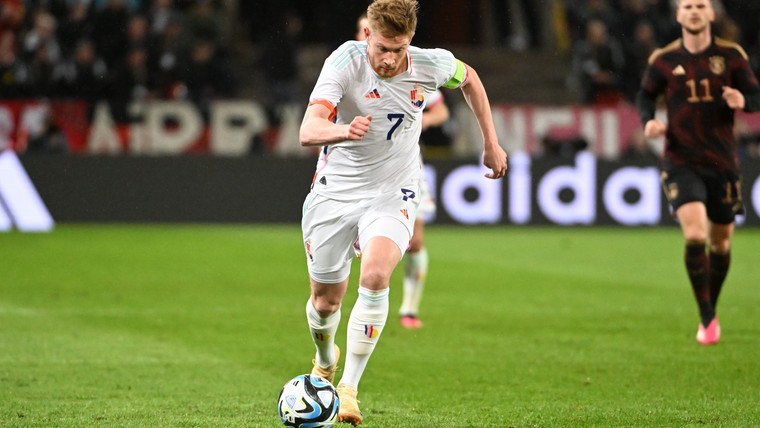 Fantastische De Bruyne leidt België naar eerste zege op Duitsland sinds 1954