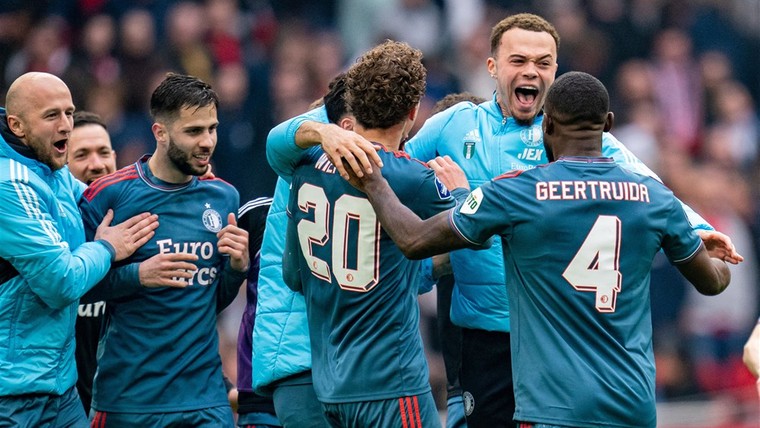 Ruim 94 procent kans dat Feyenoord zijn zestiende landstitel wint 