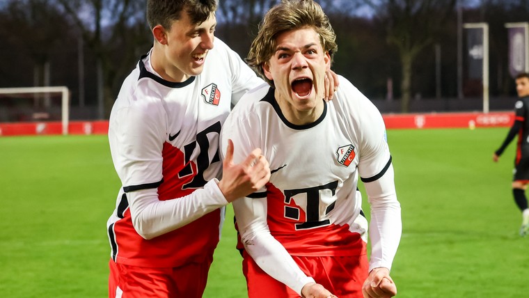 Jong FC Utrecht neemt revanche voor teleurstellend jubileum