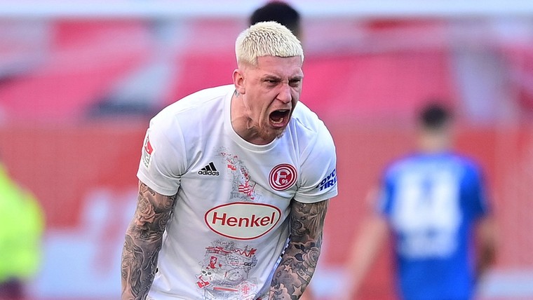 Plots is De Wijs de held van Fortuna Düsseldorf: 'Het was geen gemakkelijke tijd'