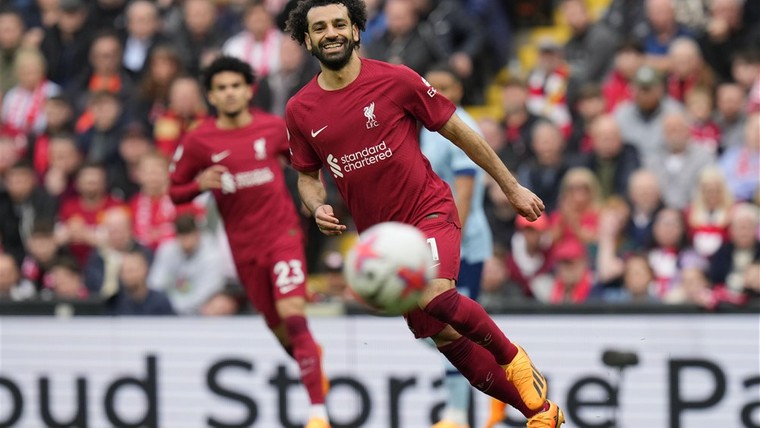 Lof voor Salah na nieuwe mijlpaal: 'We hebben het vaak over Virgil, maar...'
