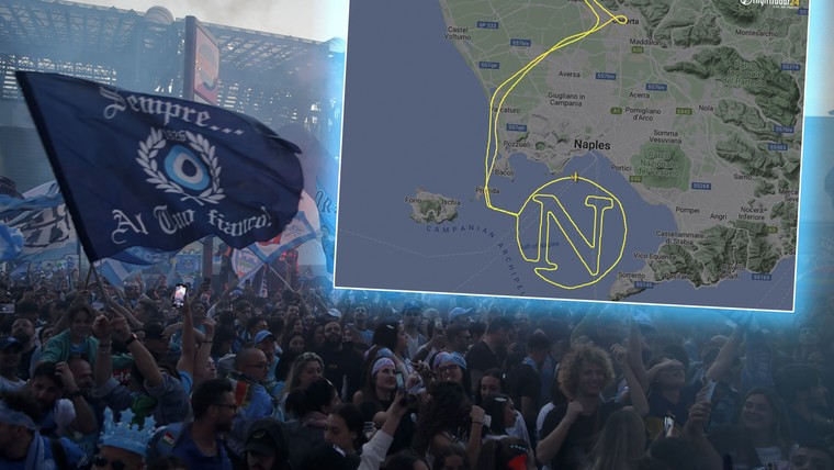 Napoli-fan gaat wel heel ver om het kampioenschap te vieren