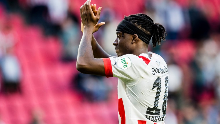 Madueke keert terug in Philips Stadion voor afscheid van PSV-publiek