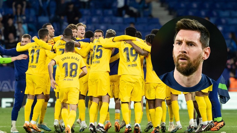 Messi 'meldt zich' na ontsierd feestje in de kleedkamer van Barcelona