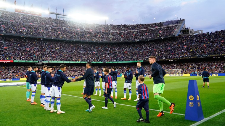 Sociedad na erehaag klaar met vriendelijkheden: kampioen Barça onderuit