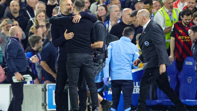 Brighton maakt mooie woorden waar: dit heeft Guardiola niet vaak meegemaakt