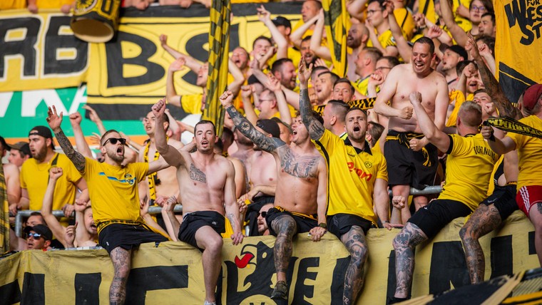 Duizenden fans Borussia Dortmund draaien warm voor titelfeest