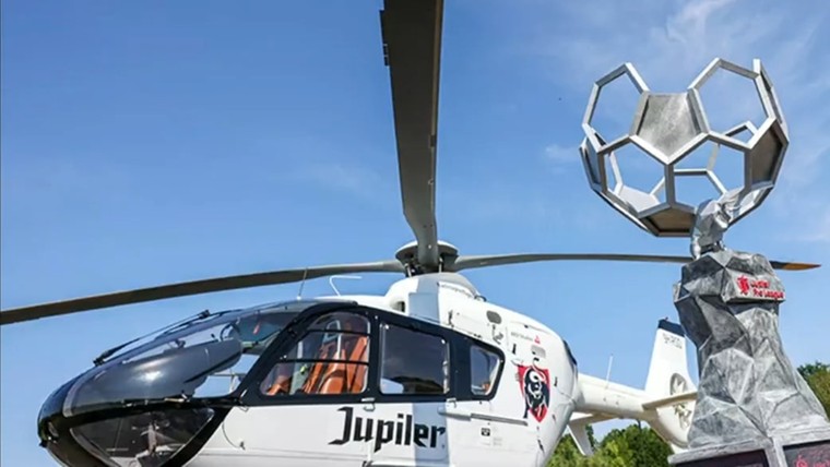 Belgische beker vliegt per helikopter naar de nieuwe kampioen