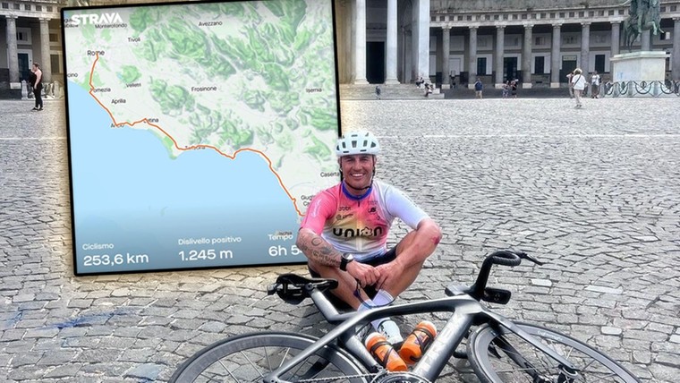 Cannavaro lost schuld in en fietst van Rome naar Napels