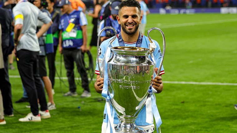 Mahrez neemt met Champions League op zak afscheid van Manchester City