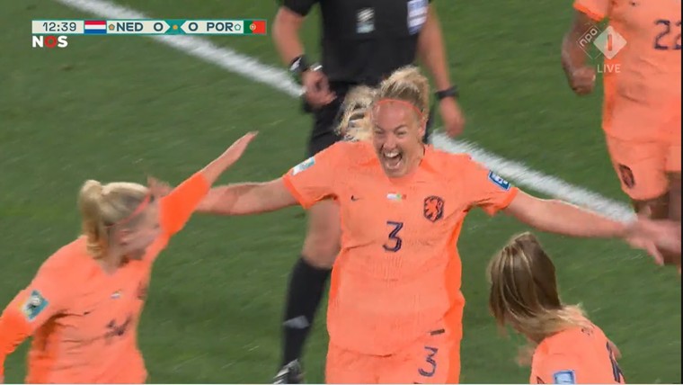 Oranje Leeuwinnen beginnen WK met nipte zege op Portugal