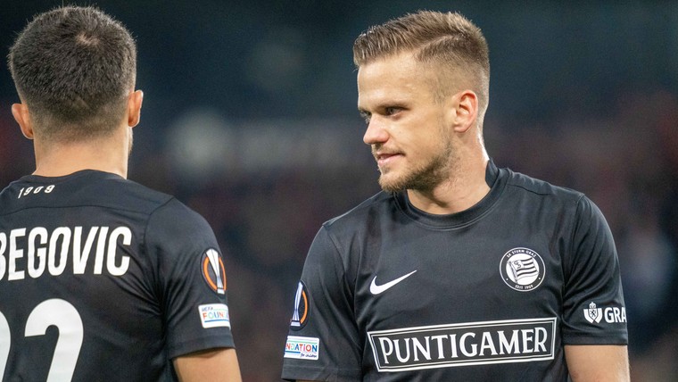 PSV-scouts zien prachtige treffer bij winnend van Sturm Graz