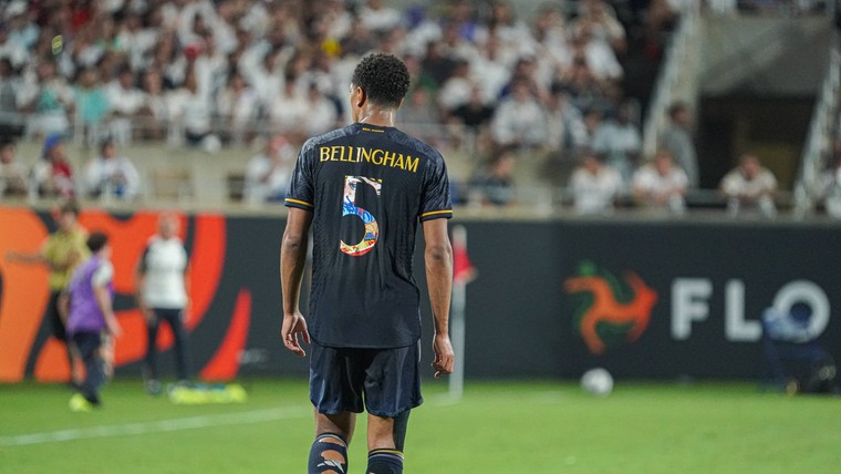 Bellingham debuteert bij Real Madrid met een doelpunt
