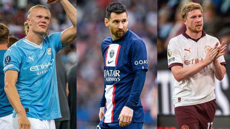 Messi wedijvert met City-sterren voor UEFA's Speler van het Jaar