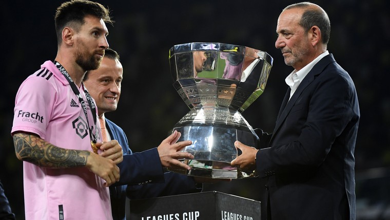 Messi bezorgt Inter Miami met weergaloze goal eerste prijs in clubhistorie