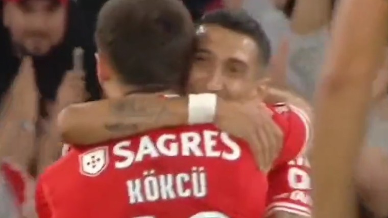 Kökcü maakt schitterend eerste doelpunt voor Benfica
