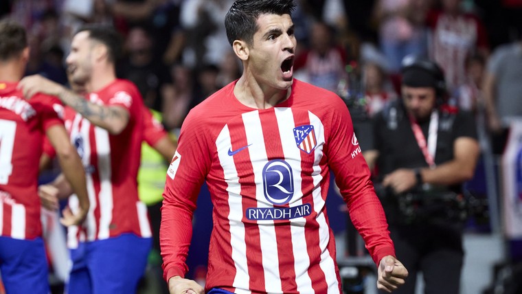 Uitgerekend Morata helpt Atlético aan glansrijke zege op Real