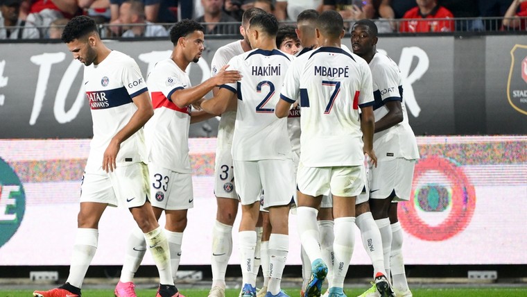PSG meldt zich in top van Frankrijk na zuinige zege op Rennes