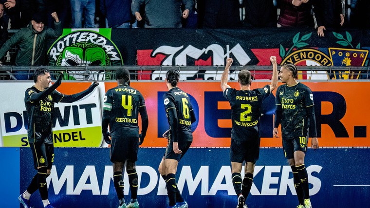 Nieuwkoop verlost Feyenoord bij RKC na mislukte panenka Giménez