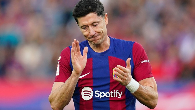 Barcelona komt met scorende Lewandowski treffer na 17 seconden te boven