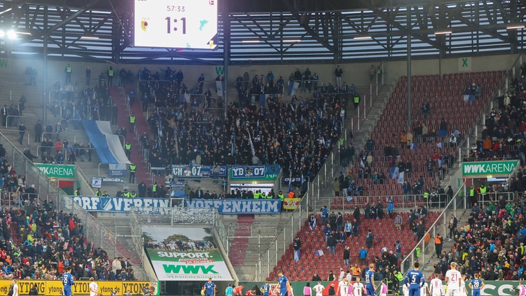 Hoffenheim woest na vuurwerkincident met 13 gewonden: 'Nooit meer welkom'