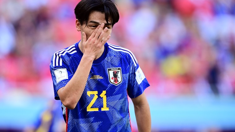 Feyenoord-aanvaller Ueda op dreef met hattrick voor Japan