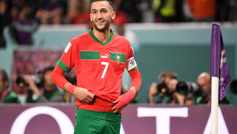 Ziyech schittert bij Marokko met goal vanaf ruim dertig meter
